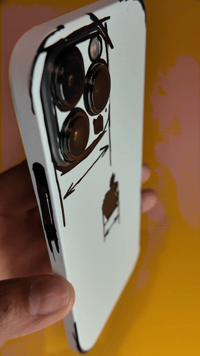 Skin iPhone - Nocny Niebieski