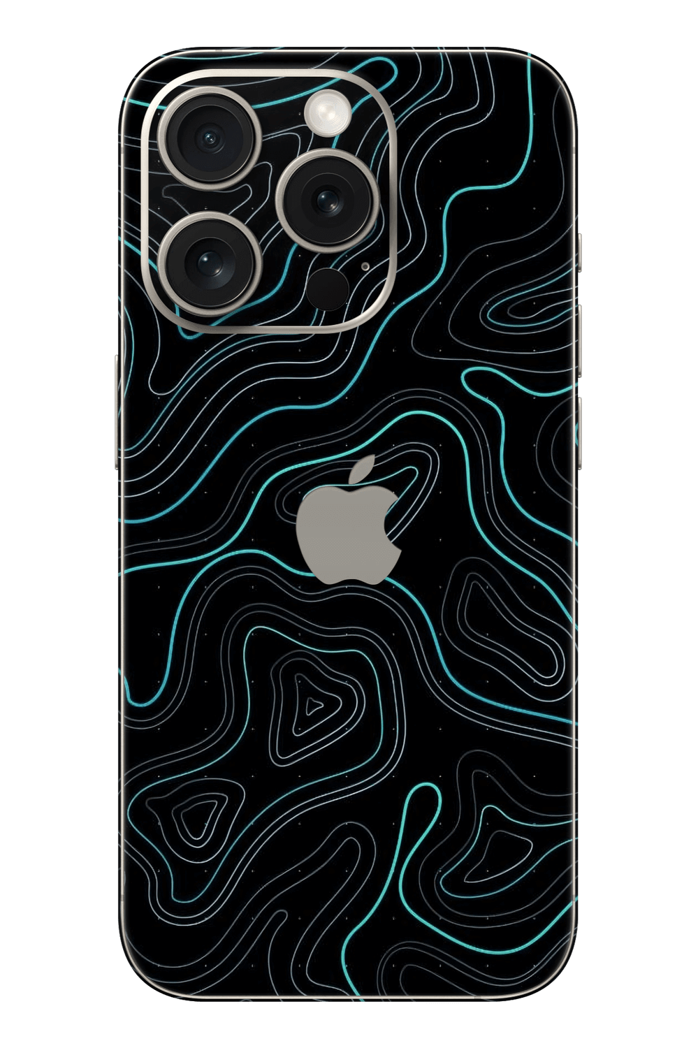 Skin iPhone - Niebieski Damask