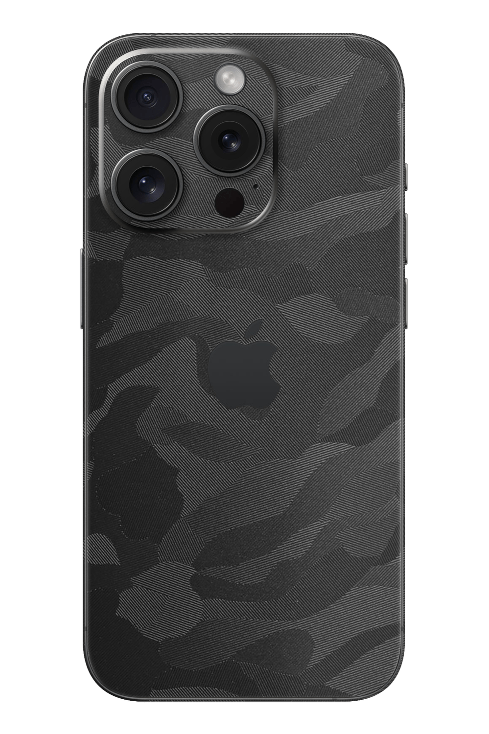 Skin iPhone - Czarny Kamuflaż 3D