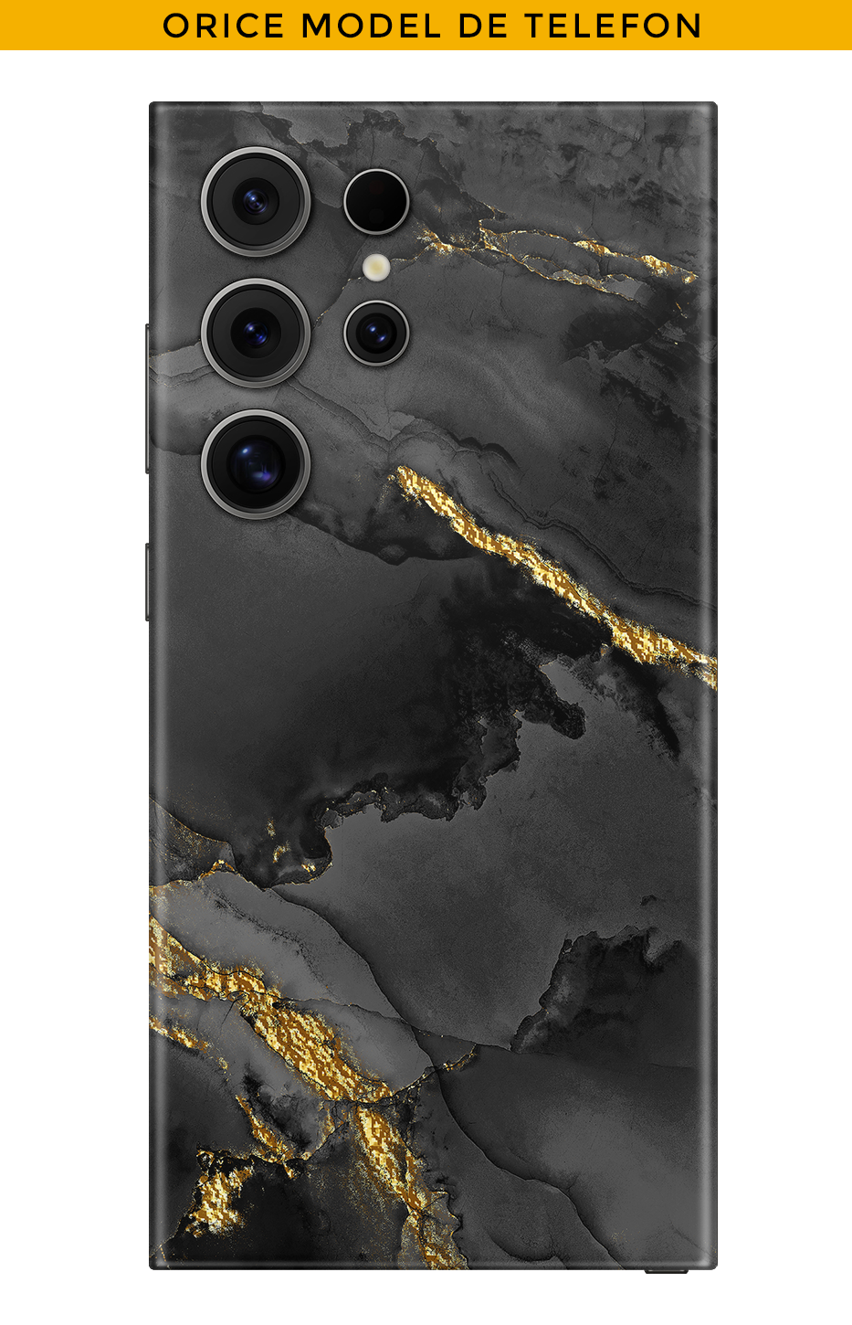 Skin ORICE TELEFON - Ciemny z 22k złotem