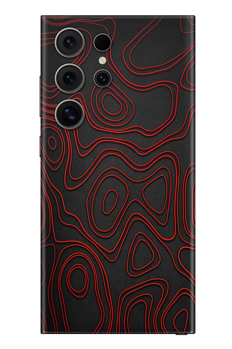 Skin Samsung - Czerwony Damast