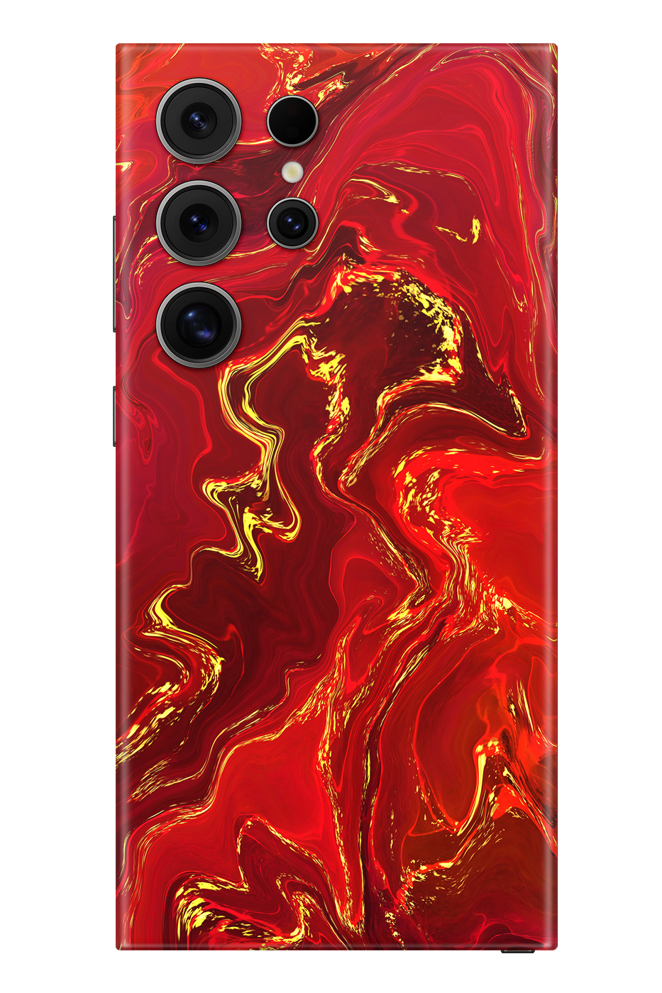 Skin Samsung - Czerwono Złoty