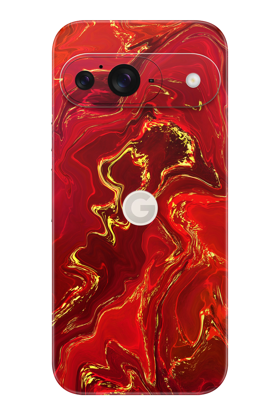 Skin Google Pixel - Czerwono Złoty