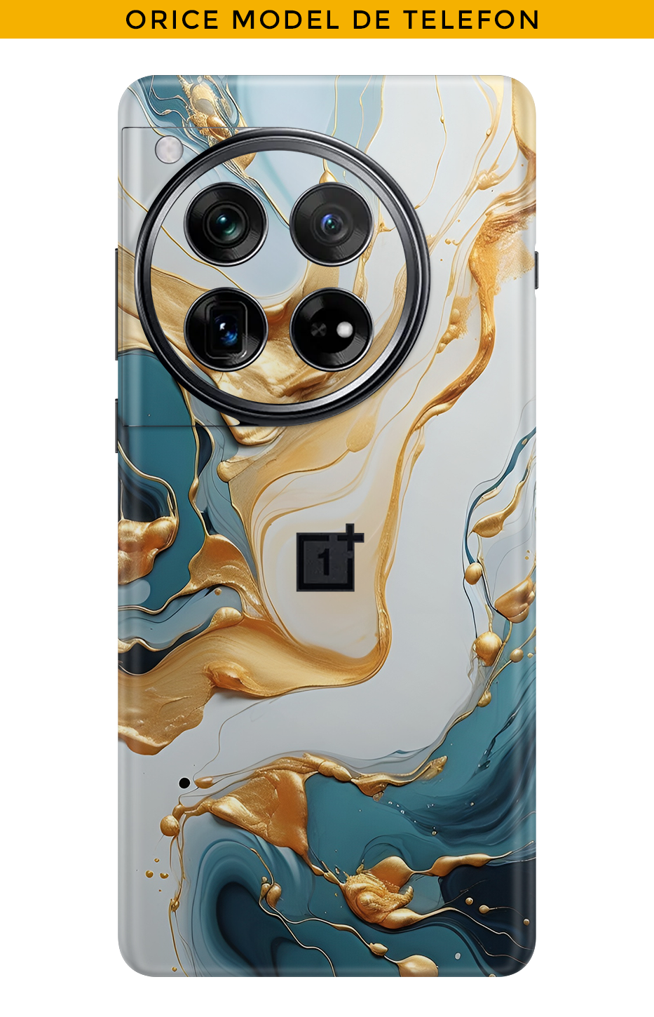 Skin NA KAŻDY TELEFON - Turq Gold