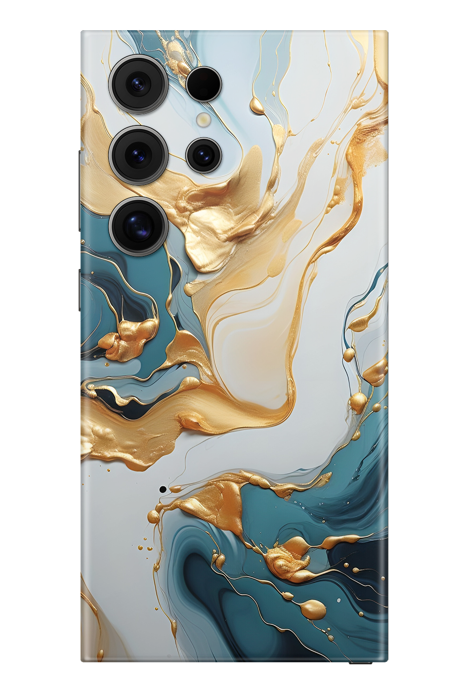 Skin Samsung - Turkusowy Złoty