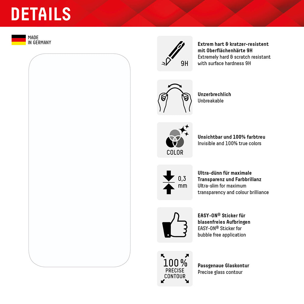 Folie ecran - Displex - Premium Smart FlexiGlass (iPhone i Samsung)