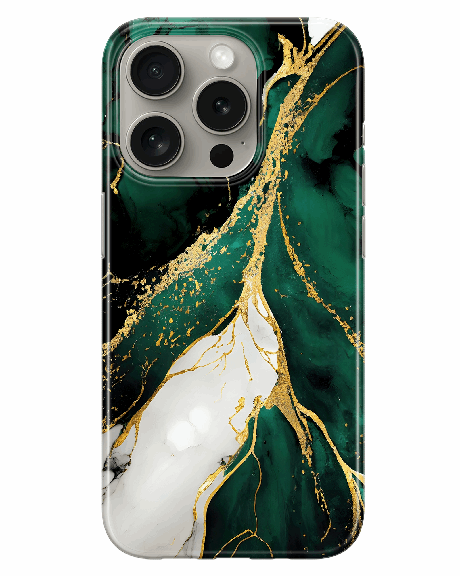 Husa iPhone - GOLD EMERALD