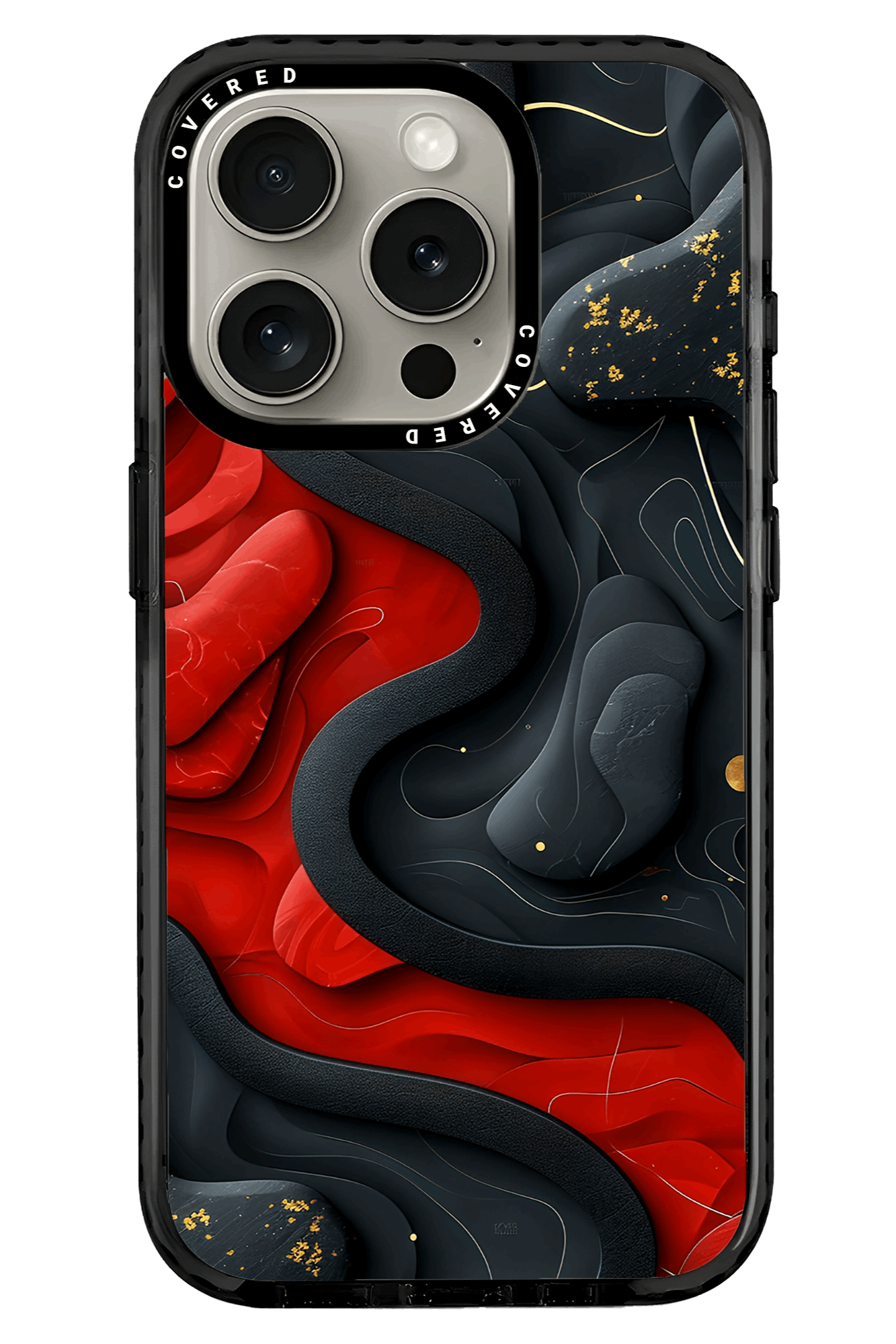 Husa iPhone - RED BLACK