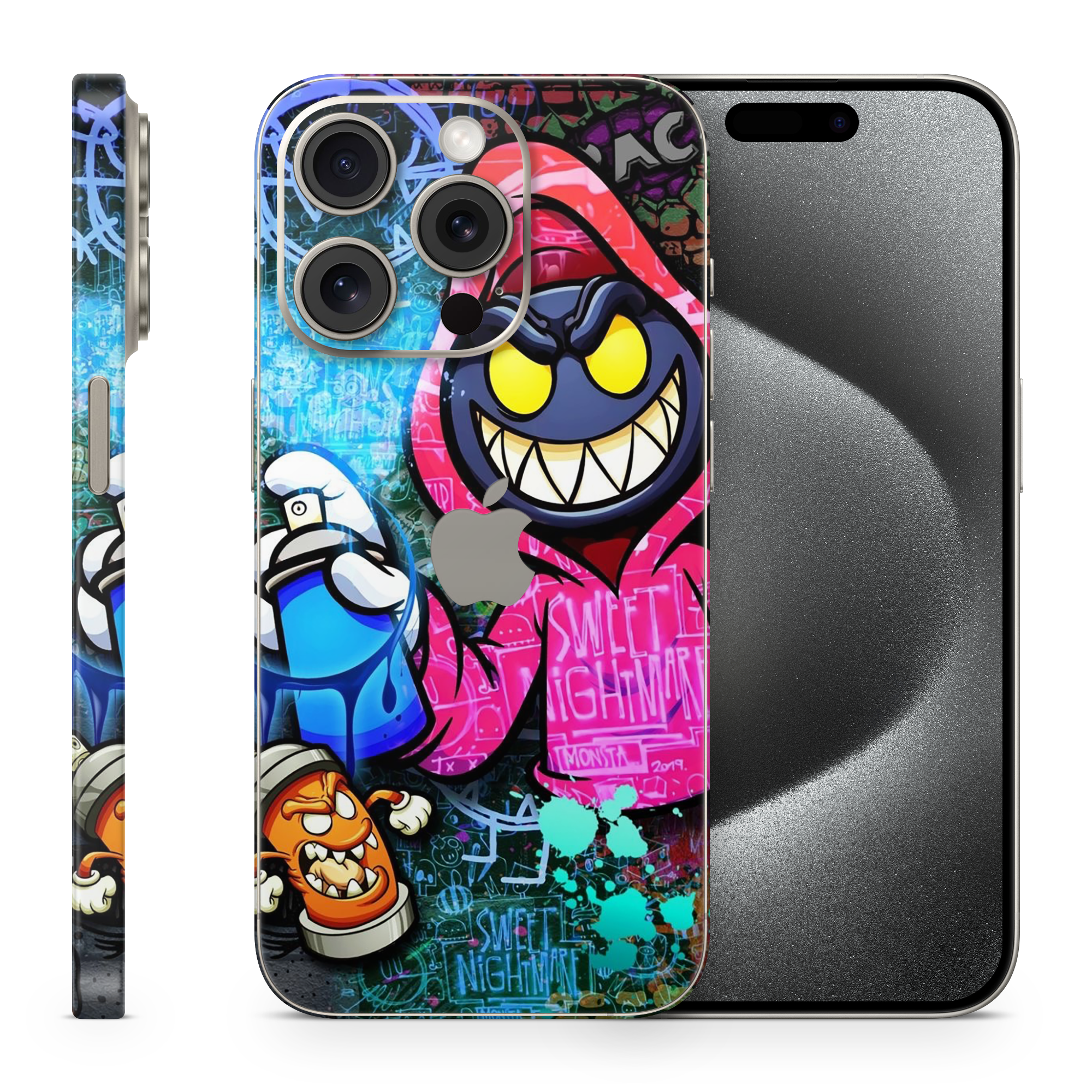 Skin iPhone - Graffiti (finisaj mat)