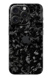 Skin iPhone - Węgiel Czarny 3D