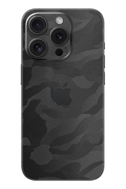 Skin iPhone - Czarny Kamuflaż 3D