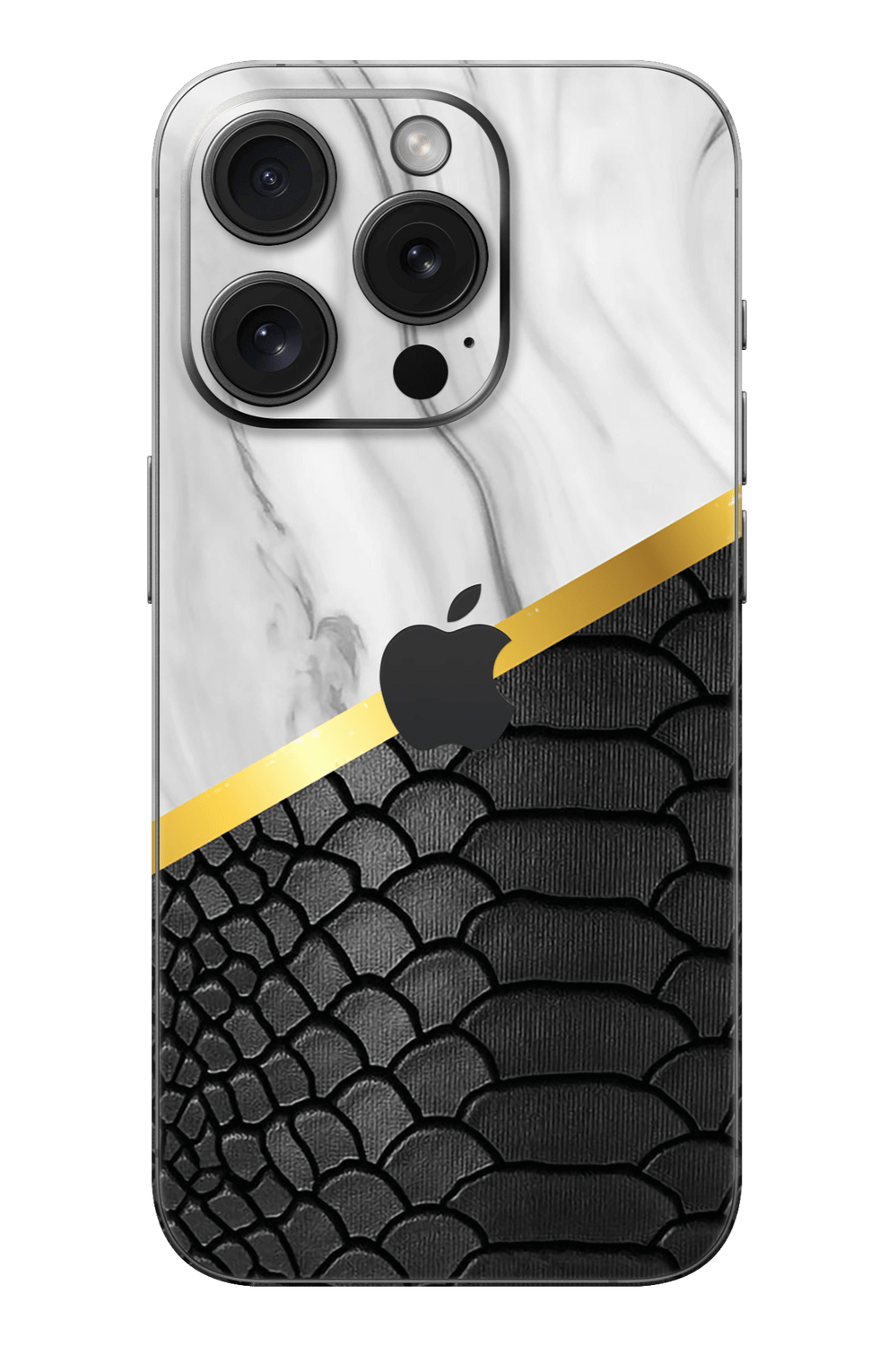 Skin iPhone Croco - Wyrafinowany ze Złotem 22K - EDYCJA SPECJALNA