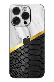 Skin iPhone Croco - Wyrafinowany ze Złotem 22K - EDYCJA SPECJALNA