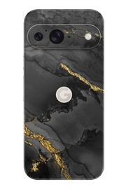 Skin Google Pixel - Ciemna z 22k złotem