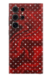 Skin Samsung - Ikony Czerwone