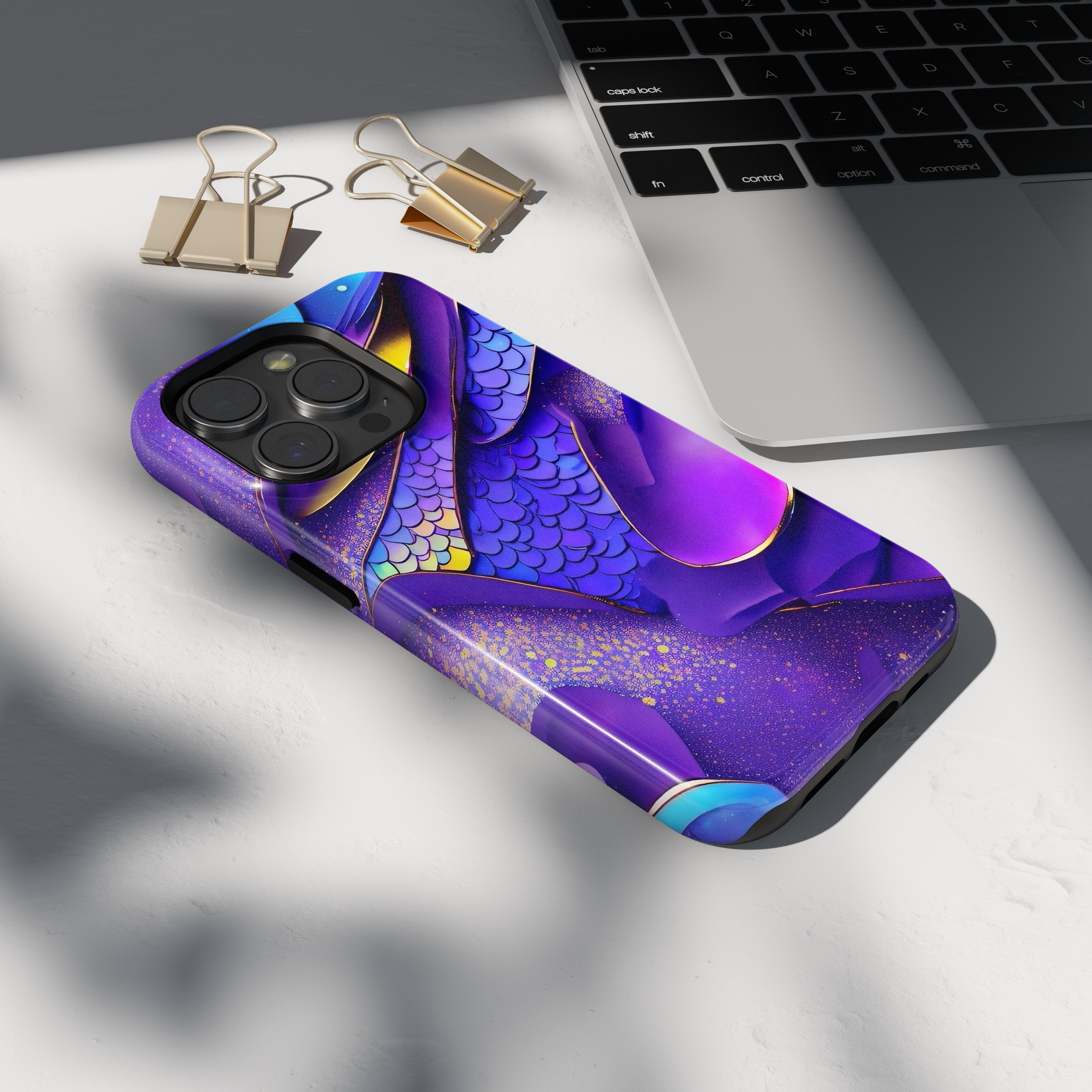 Etui iPhone - FIOLETOWY