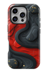 Etui iPhone - CZERWONY CZARNY