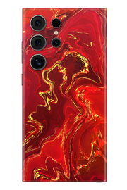 Skin Samsung - Czerwono Złoty
