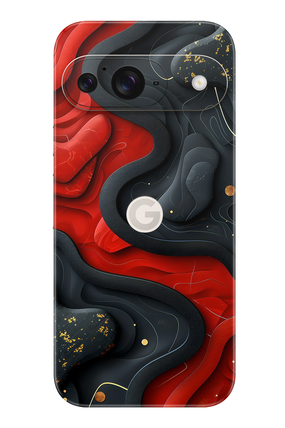 Skin Google Pixel - Czerwono-Czarny
