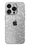 Skórka iPhone'a - Srebrny Plaster Miodu 3D