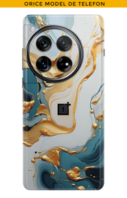 Skin NA KAŻDY TELEFON - Turq Gold