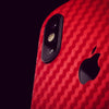 Iphone Skin - Skin IPhone - Carbon Rosu 3D